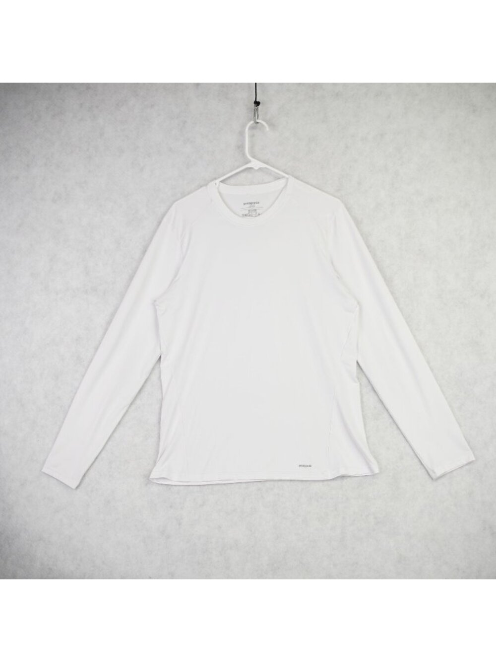 Patagonia Capilene 1 Silkweight White Long Sleeve T Shirt Size L